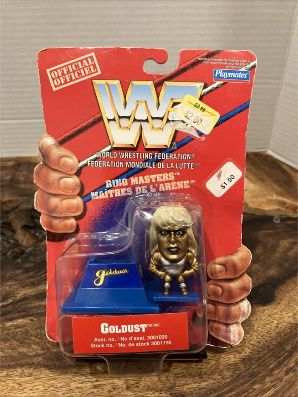 Official WWF Ring Masters Goldust Collectible Figure Playmates 1997